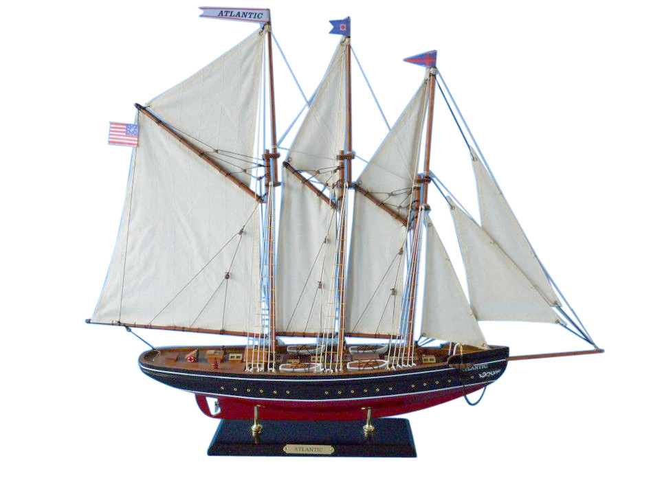 Wooden Atlantic Limited Model Sailboat 25""