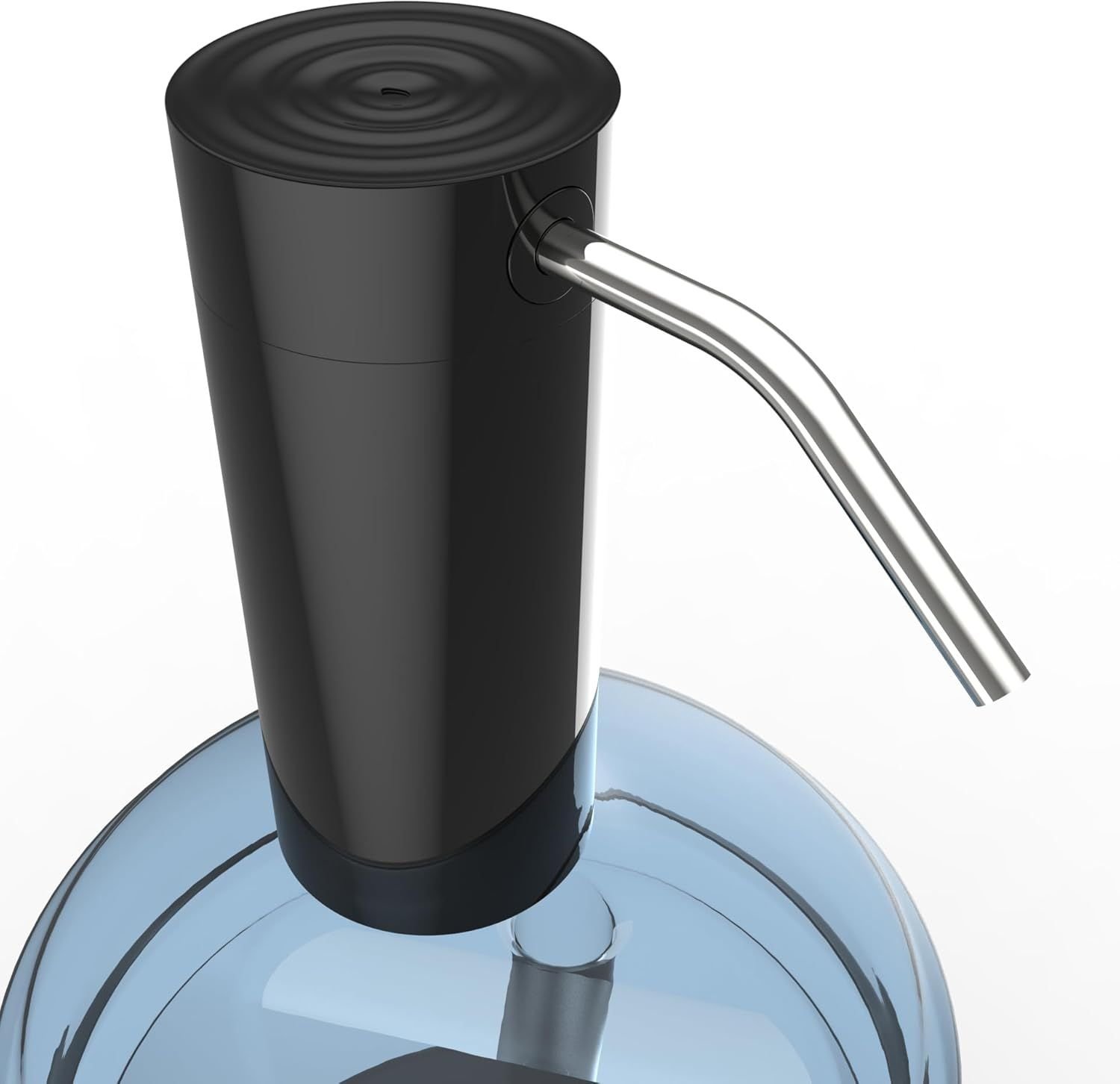 Portable Electric Water C, Universal USB-Charged Water Bottle Pump for 2-5 Gallon Bottles (1)