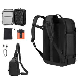 Vacuum Travel Backpack, 65L, Expandable Vacuum Seal Compression Travel Backpack with Pump, with TSA-Approved Lock, Airback Vacpack