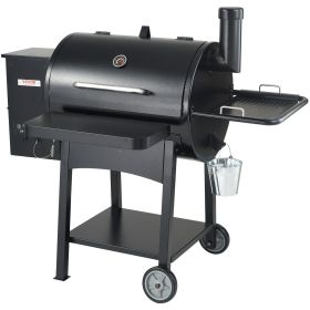 VEVOR 53 inch Portable Charcoal Grill, Propane Gas Grills with Cover and Cart, Heavy Duty Iron BBQ Grill, Mini Tabletop Smoker for Outdoor Cooking