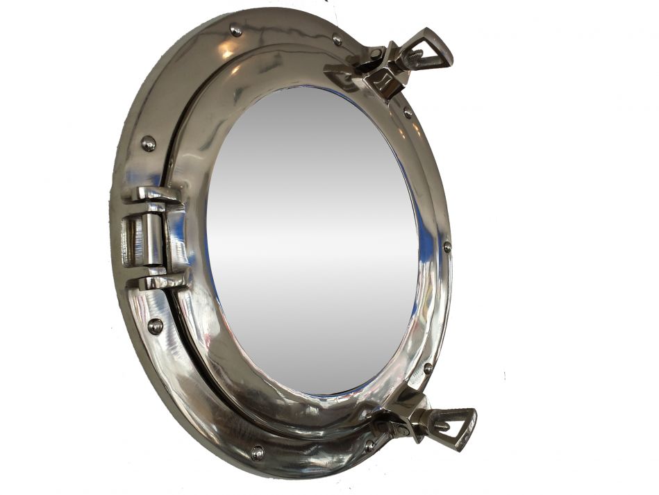 Deluxe Class Chrome Porthole Window 17""