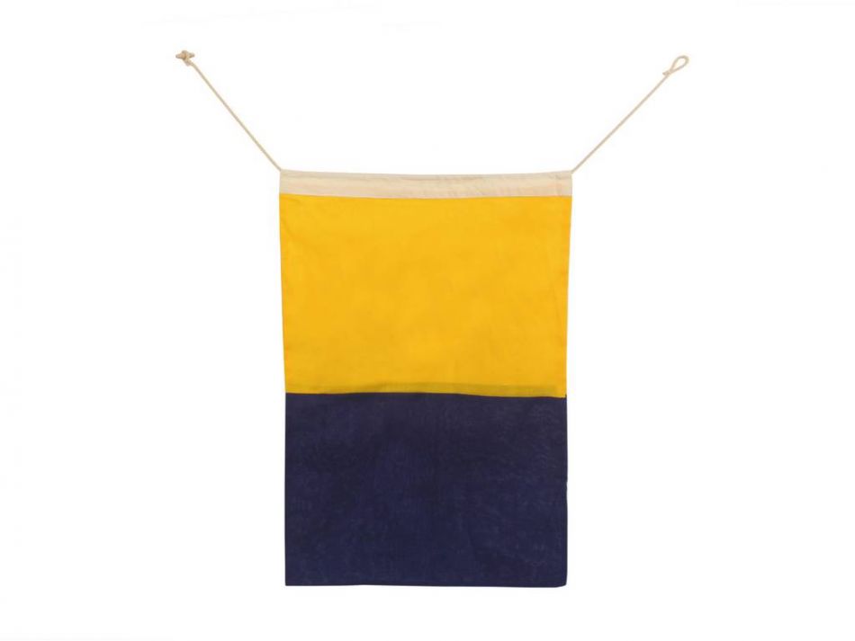 Letter K Cloth Nautical Alphabet Flag Decoration 20""