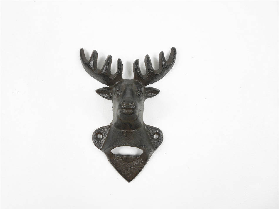 Cast Iron Deer Bottle Opener 6""
