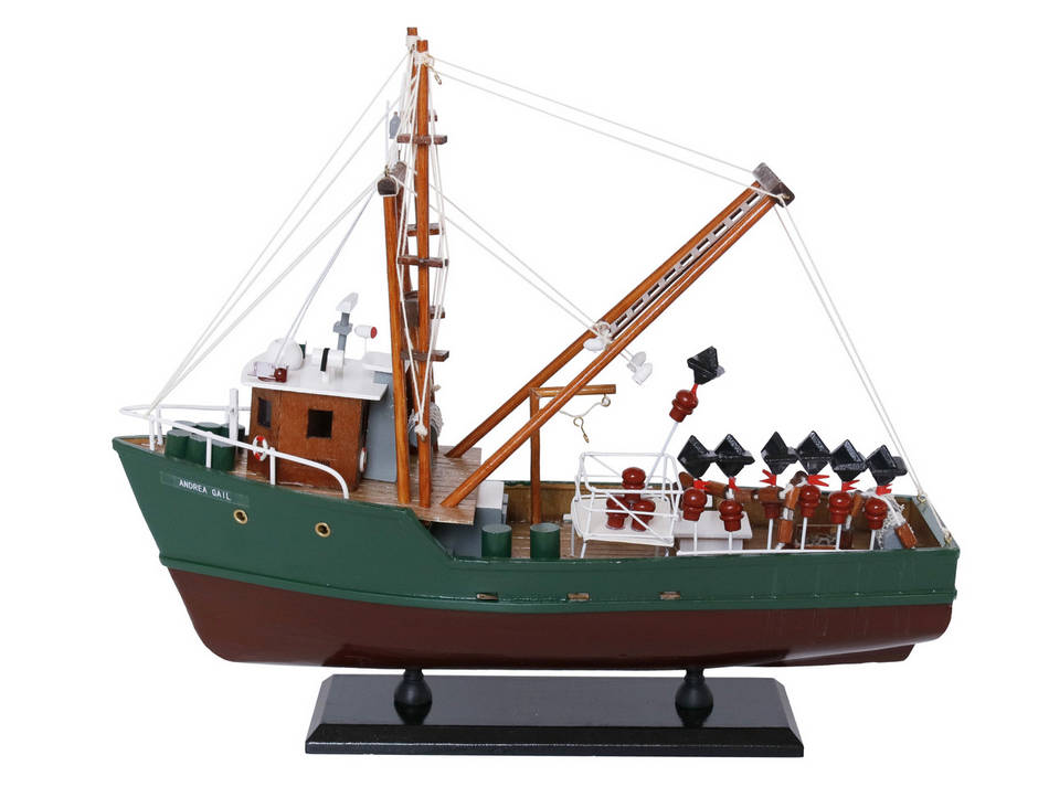 Wooden Andrea Gail - The Perfect Storm Model Boat 16""