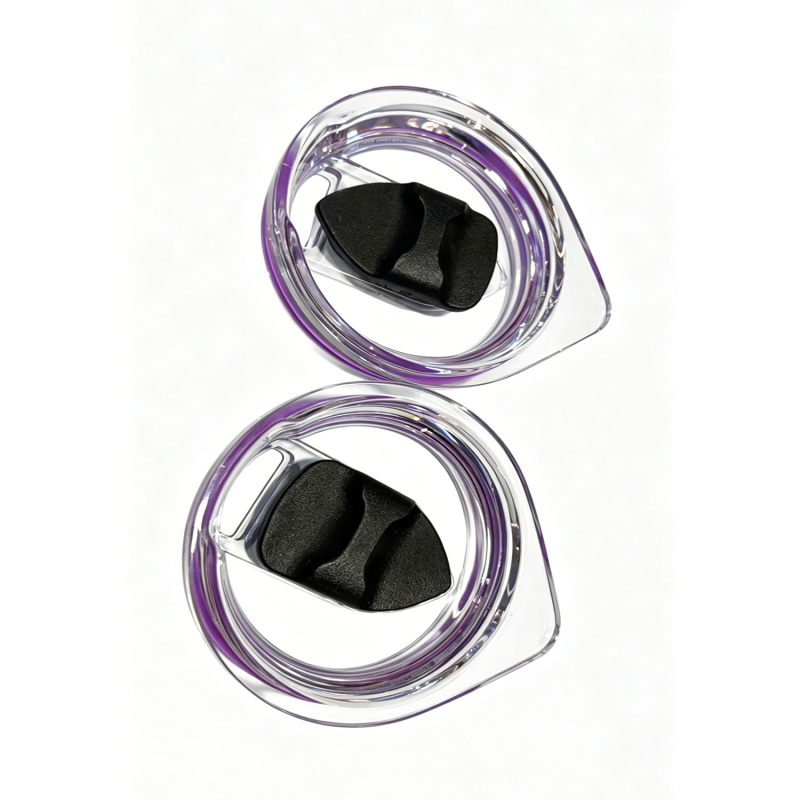 2Pcs Cup Lid Mug Lid 10oz Or 20oz Magnetic Slider Spill Proof Tumbler Cover,Compatible With Rambler, Ozark Trail, Old Style Rtic (Option: Purple)