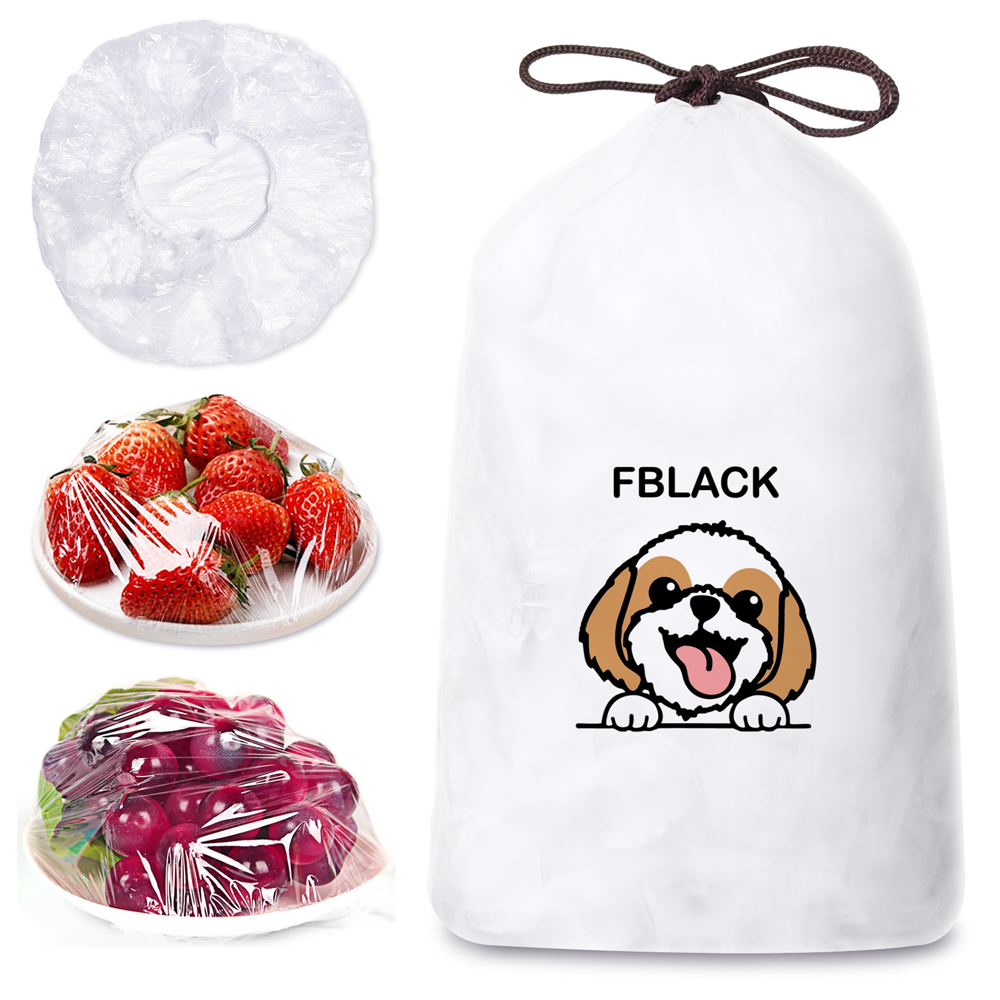 Plastic Bowl Covers Food Cover, Food Keeping Bags Elastic Reusable Plastic Stretch Elastic Food Storage Covers Kitchen Dining Plate Bread Proofin (Option: 100pcs)