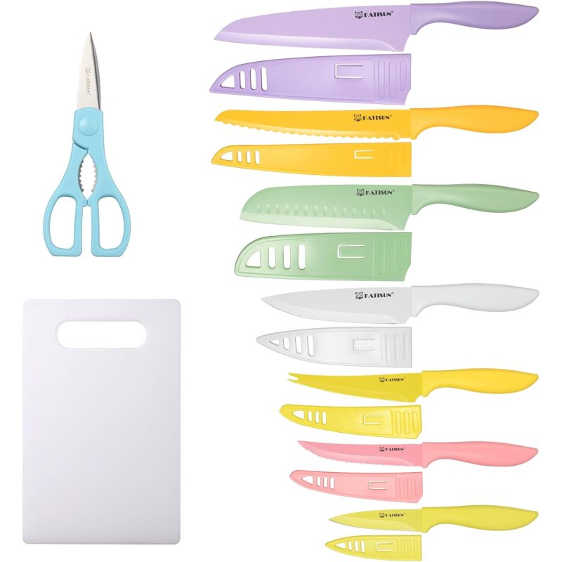 30 Piece  Knife Set With Kitchen Cutting Board (Option: Set1)