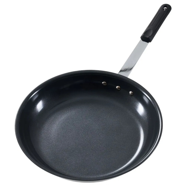 Ceramic Nonstick Egg Pan, Aluminum Frying Pan With Stainless Steel Base, Oven Safe, Dishwasher Safe Skillet (Option: Black-10IN)