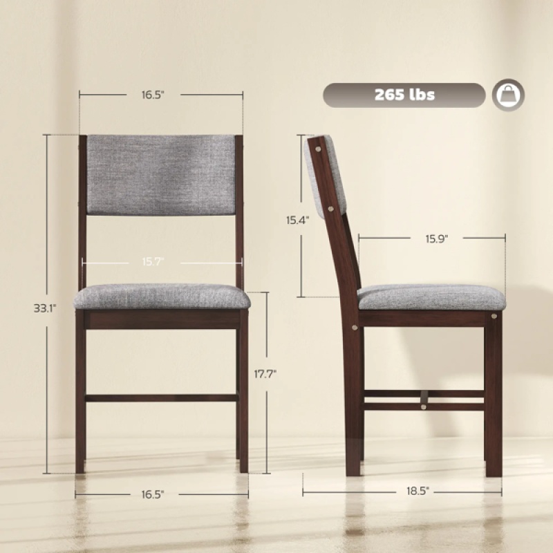 4 Pcs Dining Chair(No Shipments On Weekends) (Option: defaulttitle)