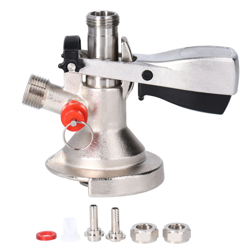 G5 8 A Type Stainless Steel Beer Keg Tap Distributor Coupler With Relief Valve Brewing Accessory (Option: Default)