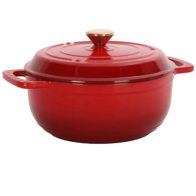 Cast Iron 6QT Cooking Pot (Option: Style1)