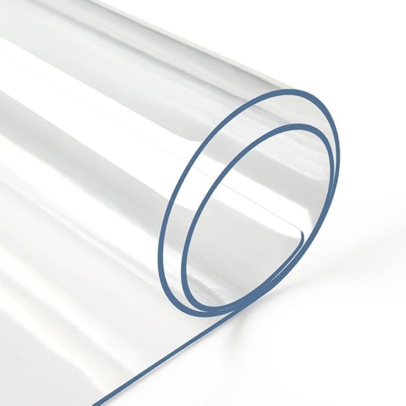 Clear Table Protector Mat -1.5mm Thickness Waterproof Heavy Duty PVC Table Cover For Dining Room Table (Option: 1.5mm-24x59inches)