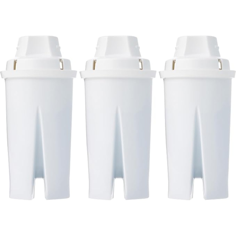 Enhanced Water Filters For Pitcher, Brita Compatible, 3-Pack (Option: Black)
